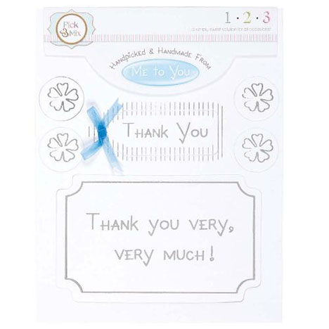 Thank You Occasions Verse & Greeting Insert £1.00